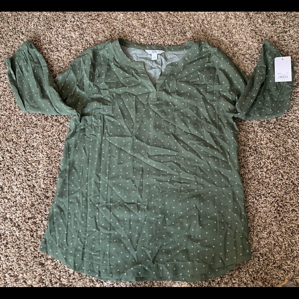 Green Crafts&Barrow blouse!